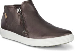 ECCO Women's Soft 7 Low Bootie -Shoe Store ecco womens soft 7 low bootie shale metallic 43024352196 48329.1701992142