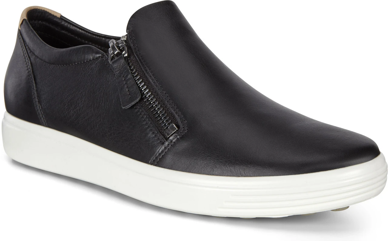 ECCO Women's Soft 7 Slip-on Side Zip Sneaker 1 ECCO Women's Soft 7 Slip-on Side Zip Sneaker