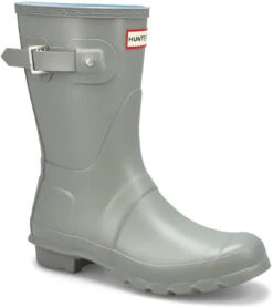 Hunter Women's Original Short Rain Boot -Shoe Store hunter womens original short rain boot tundra grey wfs1000rma tdg 67048.1637275269