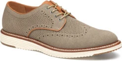 Johnston & Murphy Upton Knit Wingtip -Shoe Store johnston and murphy mens upton knit wingtip taupe heathered knit 20 6908 99397.1713560611