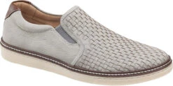 Johnston & Murphy McGuffey Woven Slip On -Shoe Store johnston murphy mcguffey woven slip on gray tumbled nubuck 25 2527 56419.1585196474