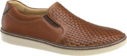 Johnston & Murphy McGuffey Woven Slip On -Shoe Store johnston murphy mcguffy woven slip on tan full grain 25 1382 74702.1585196474