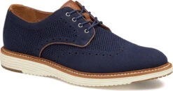 Johnston & Murphy Upton Knit Wingtip -Shoe Store johnston murphy men upton knit wingtip navy knit 20 5369 47065.1713560611