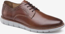 Johnston & Murphy Holden Plain Toe -Shoe Store johnston murphy mens holden plain toe mahogany full grain 20 8373 60459.1620253356