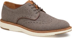 Johnston & Murphy Upton Knit Wingtip -Shoe Store johnston murphy mens upton knit wingtip gray knit 20 5368 83901.1713560611