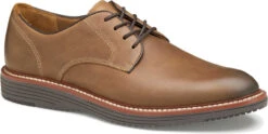 Johnston & Murphy Upton Plain Toe -Shoe Store johnston murphy mens upton plain toe tie tan oiled full grain 20 4338 11281.1713560829
