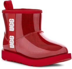 UGG Big Kids Classic Clear Mini II 14 UGG Big Kids Classic Clear Mini II -Shoe Store ugg childrens big kids classic clear mini 2 samba red 1112386k sbr 03215.1656432984