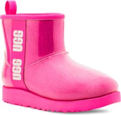 UGG Big Kids Classic Clear Mini II 15 UGG Big Kids Classic Clear Mini II -Shoe Store ugg childrens big kids classic clear mini 2 taffy pink 1112386k typn 06683.1656432984