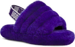 UGG Kids Fluff Yeah Slide -Shoe Store ugg childrens kids fluff yeah slide violet night 1098494k vngh 28977.1647038454