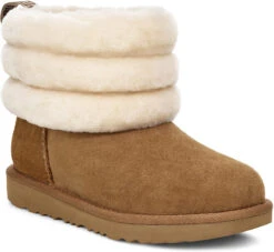 UGG Kids Fluff Mini Quilted -Shoe Store ugg kids fluff mini quilted chestnut 1103612k che 28948.1603813196