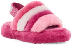 UGG Kids Fluff Yeah Slide -Shoe Store ugg kids fluff yeah slide pink multi 1116913k pkmu 67335.1647038453