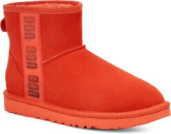 UGG Women's Classic Mini Side Logo II 7 UGG Women's Classic Mini Side Logo II -Shoe Store ugg womens classic mini side logo 2 hazard orange 1134962 hong 78508.1662579291