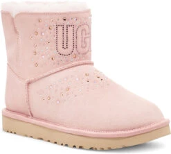 UGG Women's Classic UGG Bling Mini -Shoe Store ugg womens classic ugg bling mini pink cloud 1112494 pcd 71699.1602023525