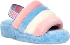 UGG Women's Pride Fluff Yeah Slide -Shoe Store ugg womens pride fluff yeah slide pride stripes 1114751 pstr 65737.1630426000
